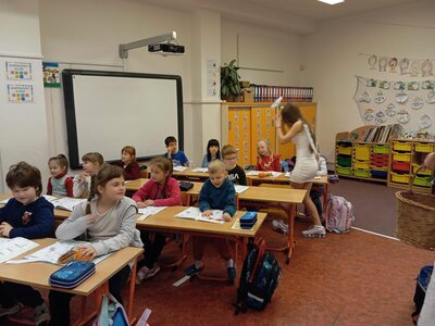 Mikuláš ve třídě