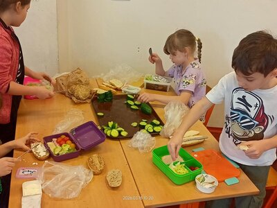 18. 3. - Projektový den - Zdravá Mendelka - ,,Cesta potravin na náš stůl"