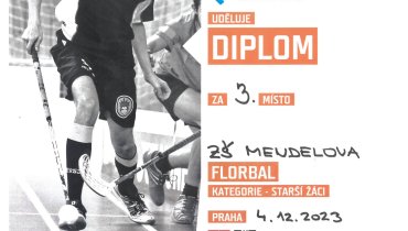 Ve florbale jsme v soutěži škol Jižního Města obsadili 3. místo